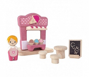 Игровой набор Ларек с мороженым (Plan toys, 6614k)